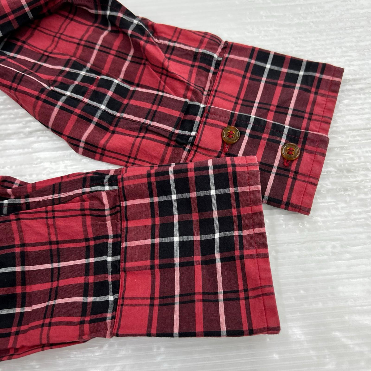 長袖シャツ Vivienne Westwood Tartan Check Orb Embroidered Dress Shirt 48 48
