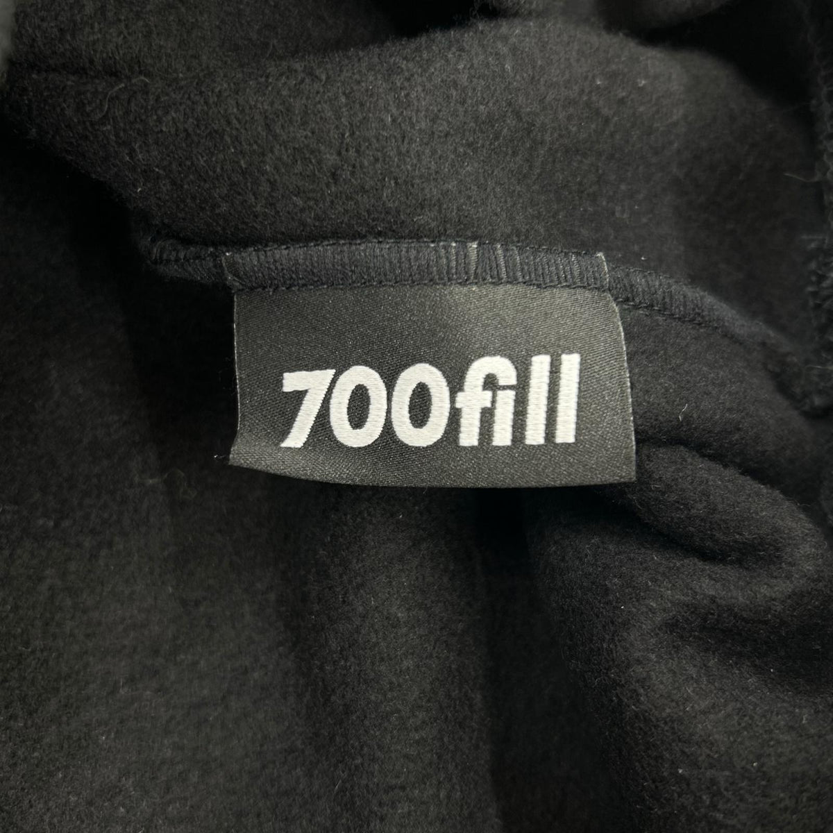スウェット 700fill Embroidered Small Payment Crew ブラック