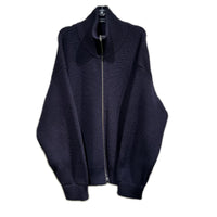 ニット OVERSIZED DRIVERS KNIT ZIP JACKET