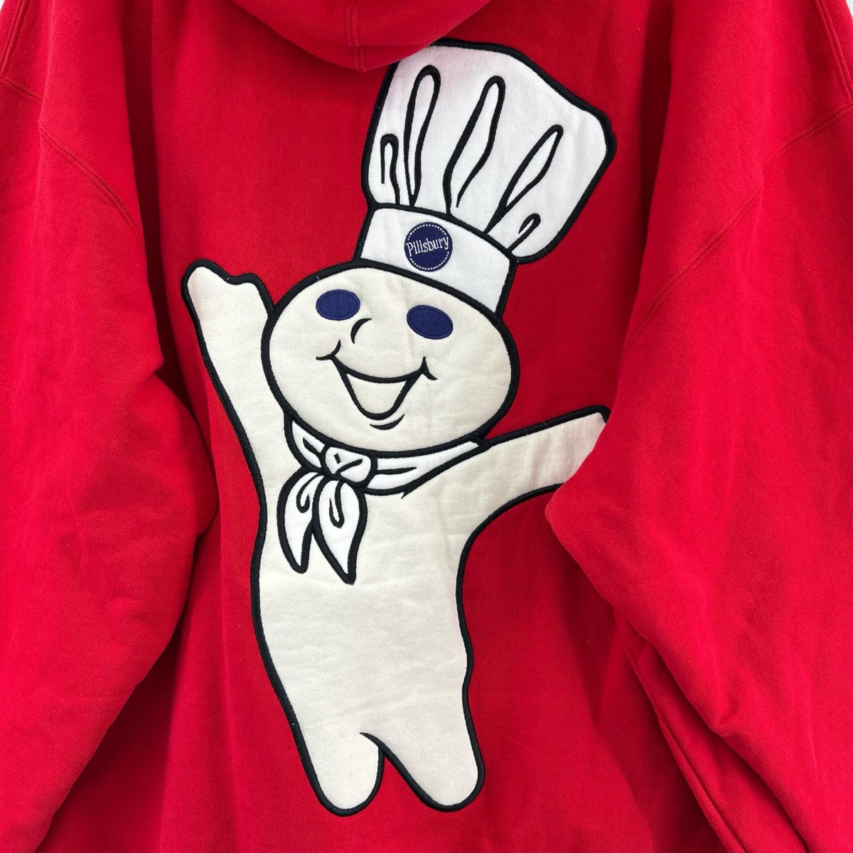 パーカー Pillsbury Doughboy Zip Up Hooded/XXL/RED レッド