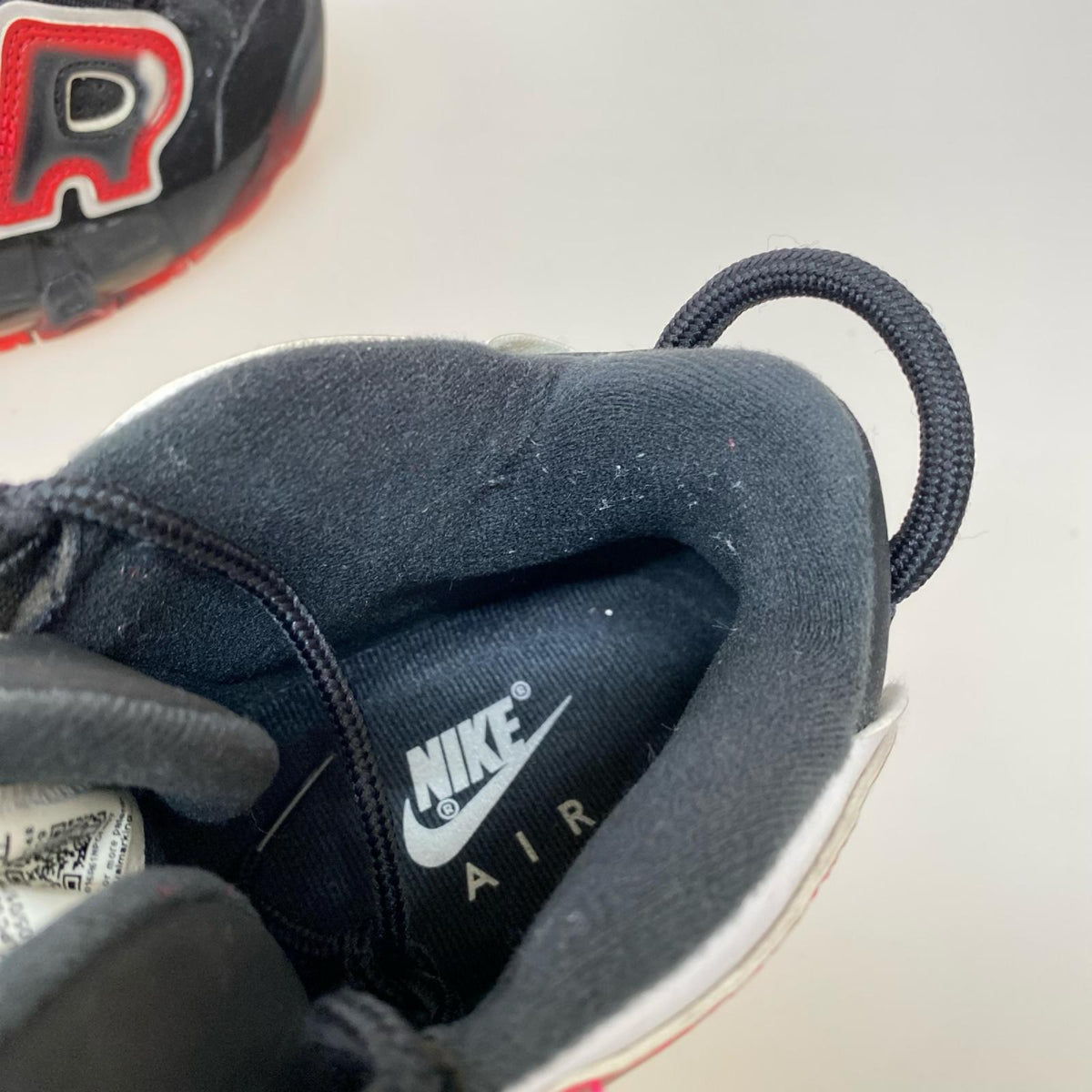スニーカー AIR MORE UPTEMPO LASER CRIMSON 24cm (US6 UK5 1/2 EU38) ブラック