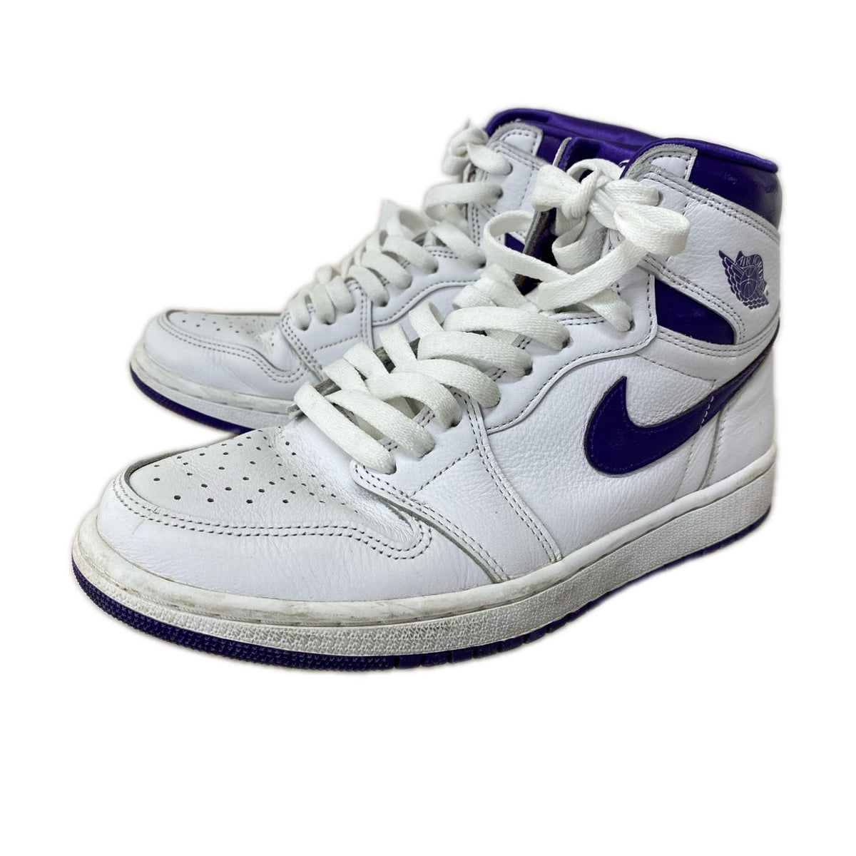 スニーカー Air Jordan 1 High OG Court Purple 25cm (US7 UK6 1/2 EU40) ホワイト