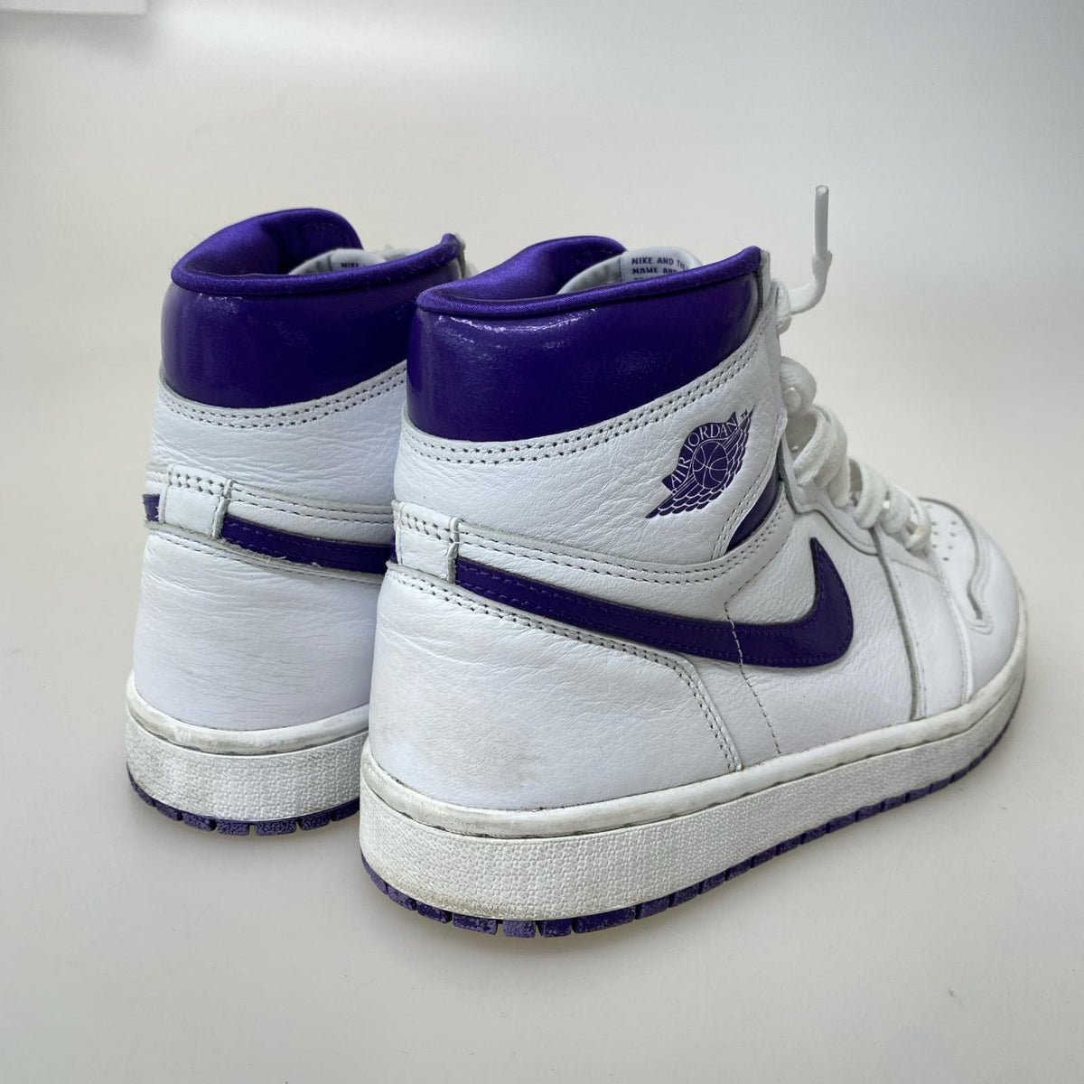 スニーカー Air Jordan 1 High OG Court Purple 25cm (US7 UK6 1/2 EU40) ホワイト