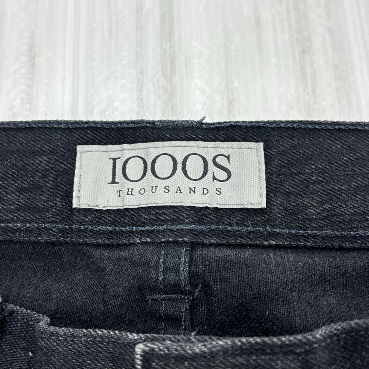デニムパンツ IOOOS ﾌﾞﾗｯｸﾃﾞﾆﾑﾊﾟﾝﾂ S ブラック