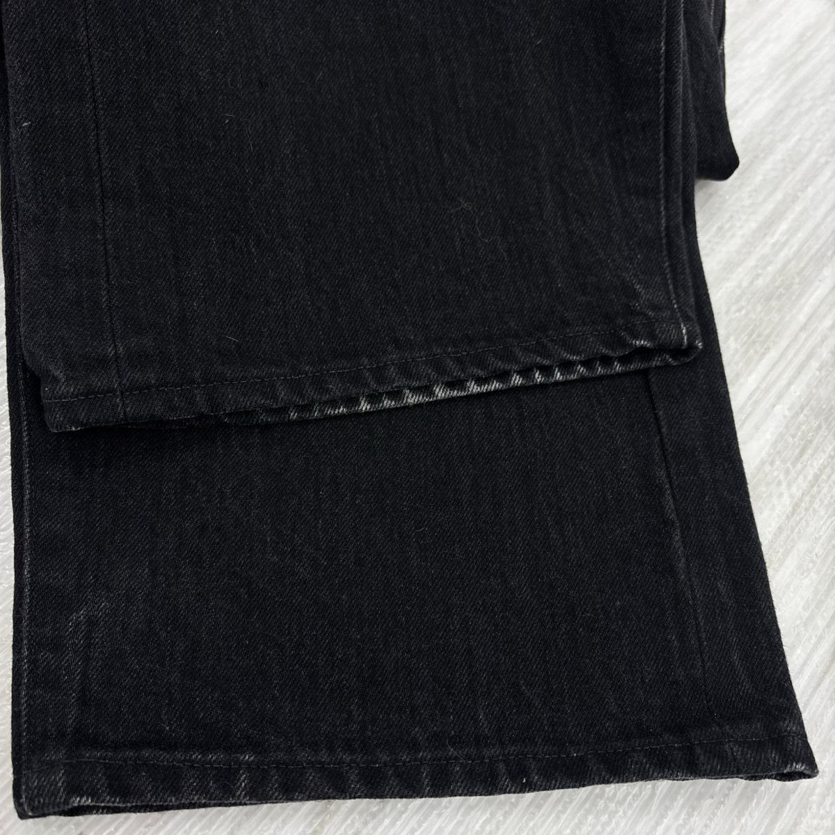 デニムパンツ IOOOS ﾌﾞﾗｯｸﾃﾞﾆﾑﾊﾟﾝﾂ S ブラック
