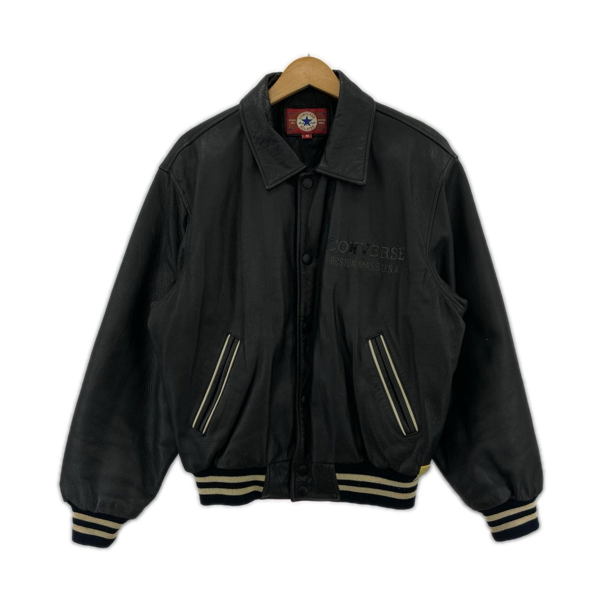 レザージャケット ﾚｻﾞｰｽﾀｼﾞｬﾝ M ブラック