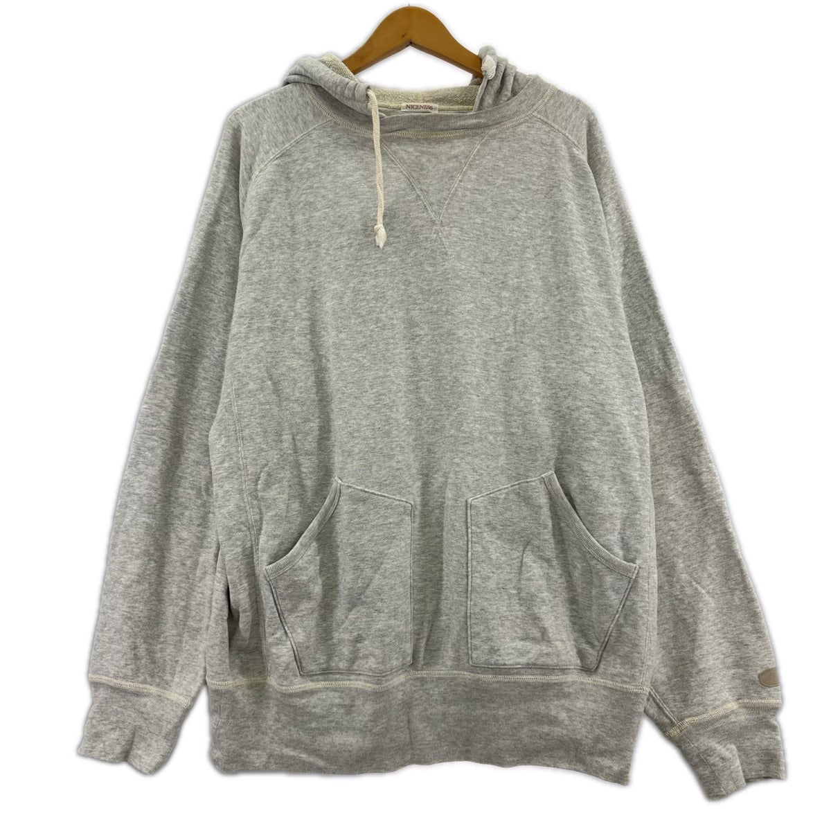 パーカー 24SS/CORGAN/ｼﾙｸｽｳｪｯﾄ ﾌｰﾃﾞｨ/M M グレー