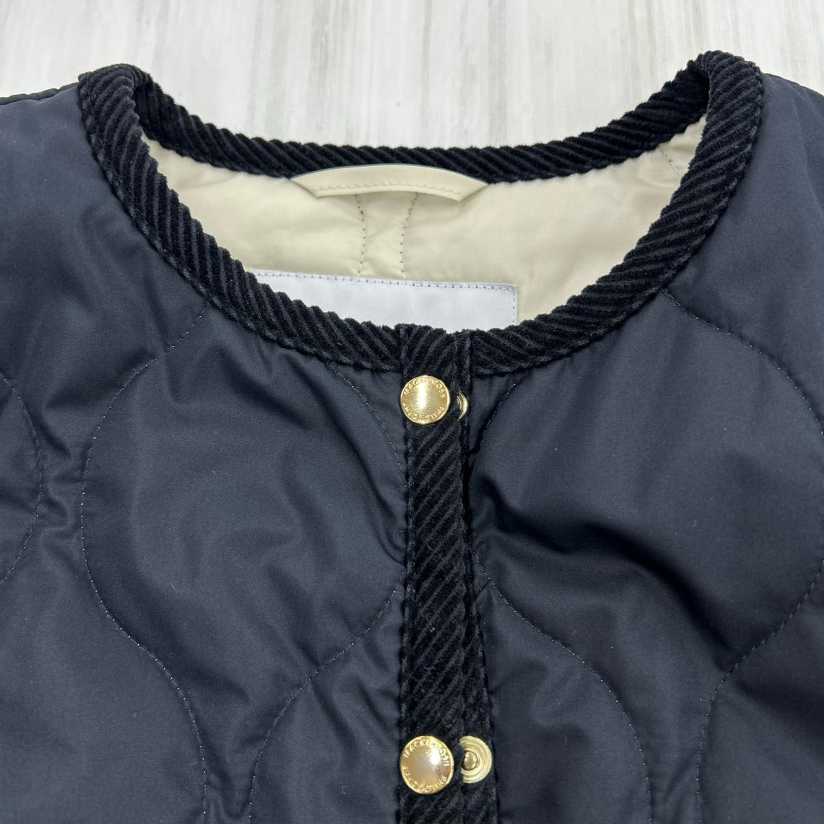 ジャケット MACKINTOSH PHILOSOPHY ﾉｰｶﾗｰｷﾙﾃｨﾝｸﾞｼﾞｬｹｯﾄ 38 ネイビー