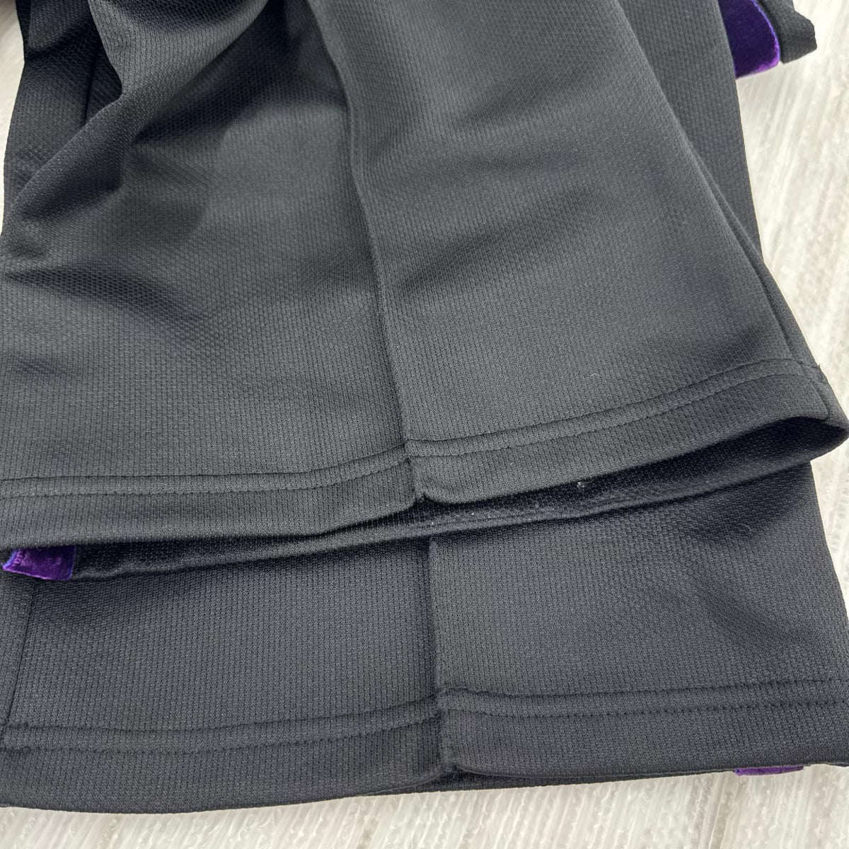 パンツ 紫ﾗｲﾝ （M) M ブラック