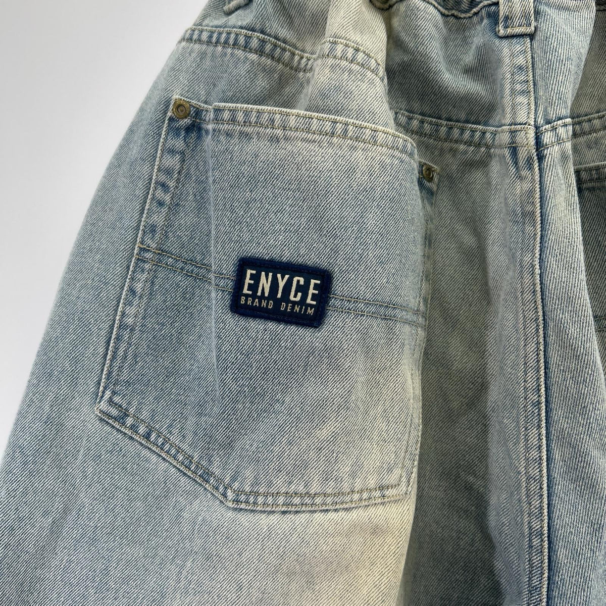 デニムパンツ ENYCE ｺﾞﾑ ﾃﾞﾆﾑｼｮｰﾂ 42 ブルー