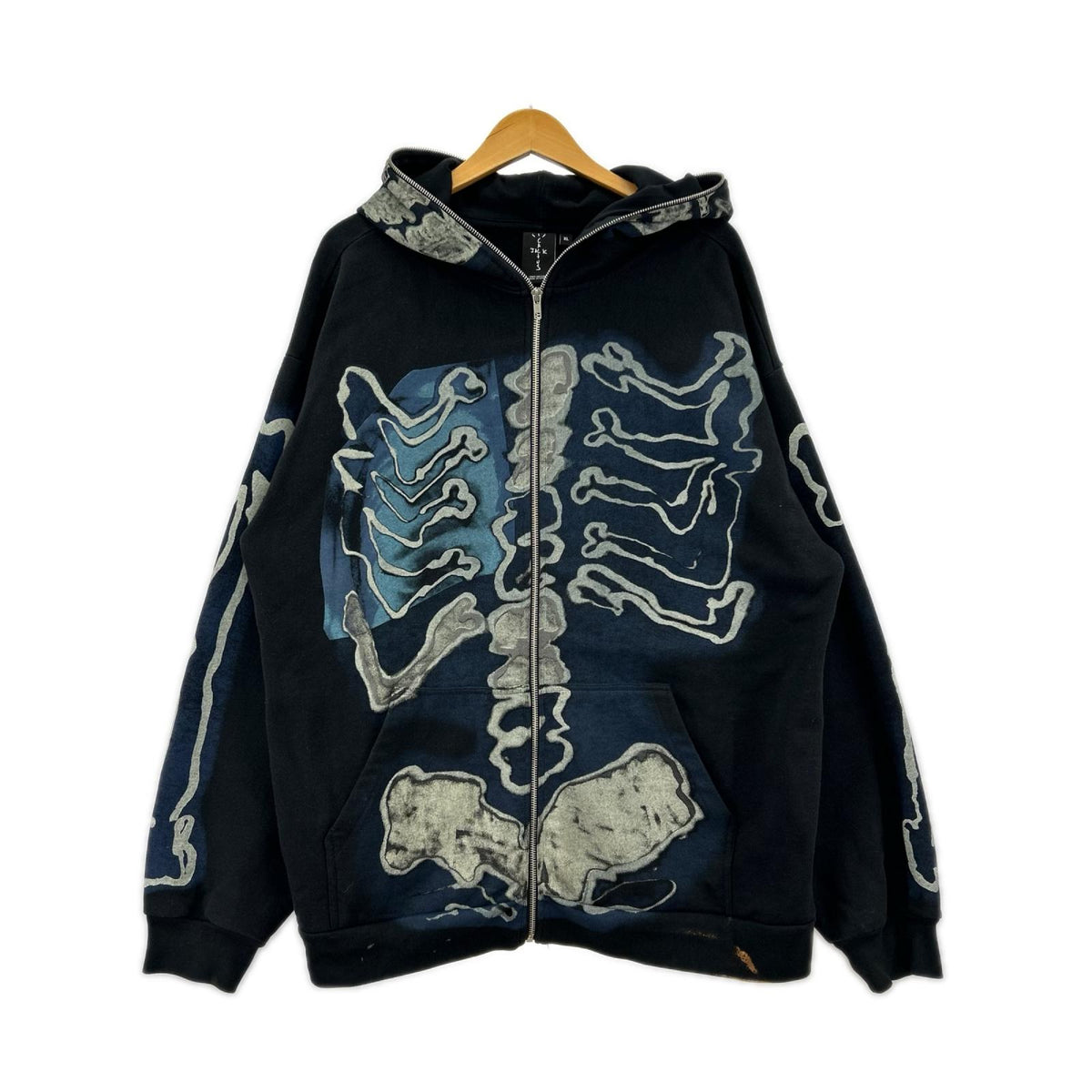 パーカー × Fragment Skeleton Graffiti Zip Hoodie ブラック