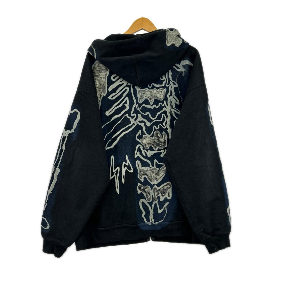 パーカー × Fragment Skeleton Graffiti Zip Hoodie ブラック