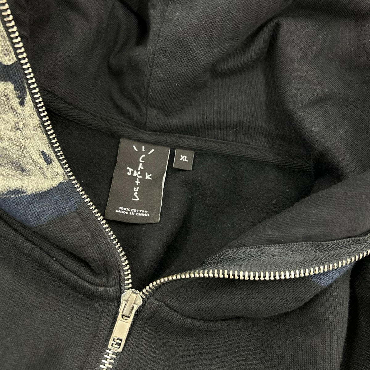 パーカー × Fragment Skeleton Graffiti Zip Hoodie ブラック