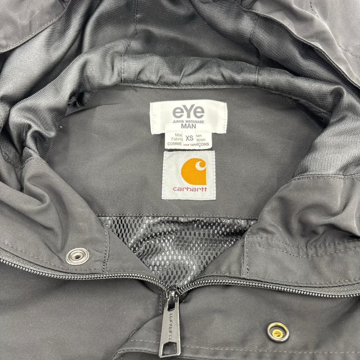 ジャケット ×Carhartt 23AW ﾏﾙﾁﾎﾟｹｯﾄ ﾅｲﾛﾝｼﾞｬｹｯﾄ (XS) ブラック