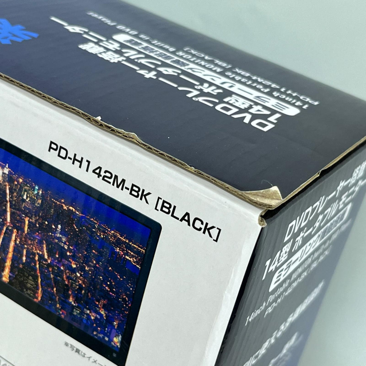 14型 ﾎﾟｰﾀﾌﾞﾙﾓﾆﾀｰ DVD ﾌﾟﾚｰﾔｰ PD-H142M-BK KNOT レコーダー