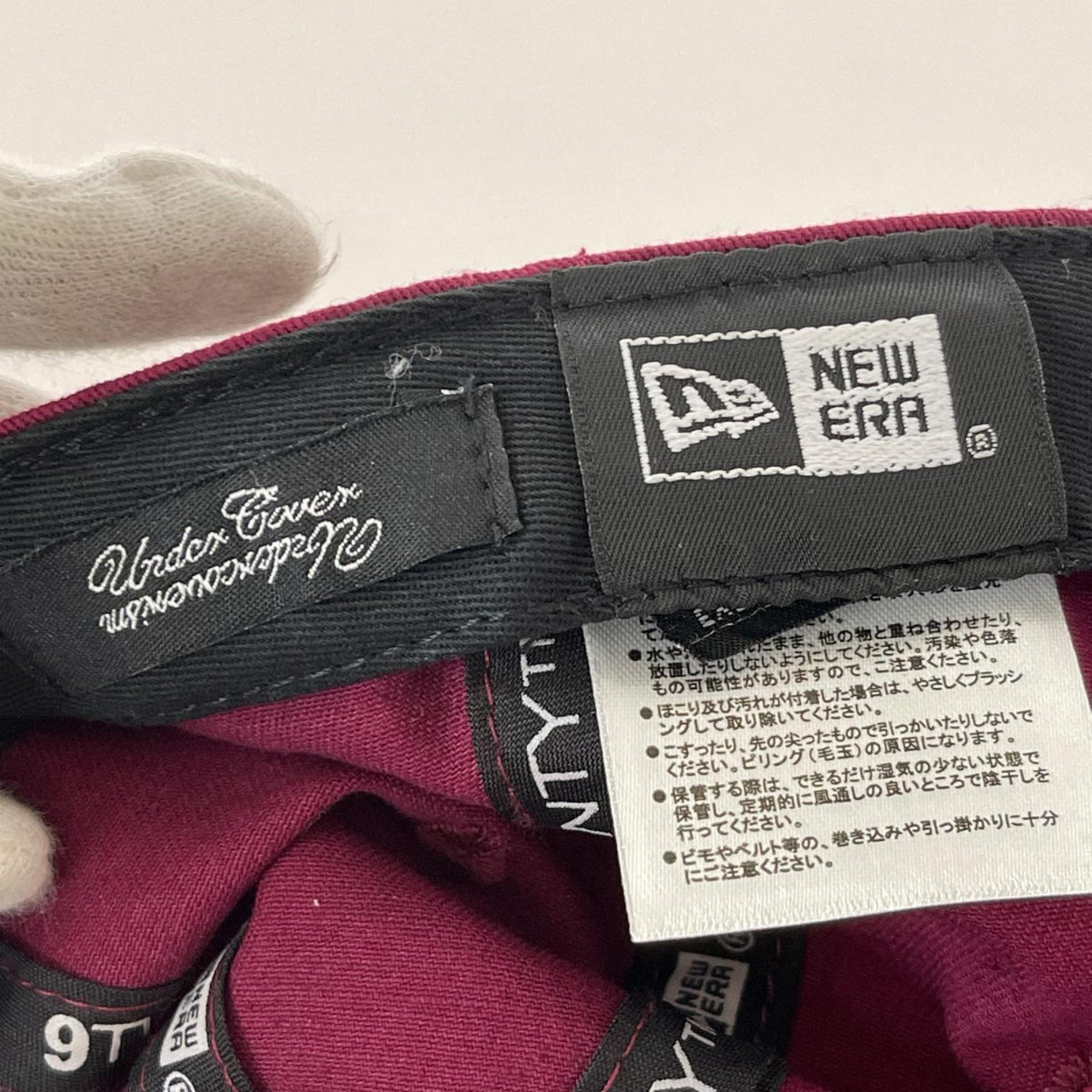 キャップ ×NEW ERA ﾛｺﾞ ﾊﾞｰｶﾞﾝﾃﾞｨ