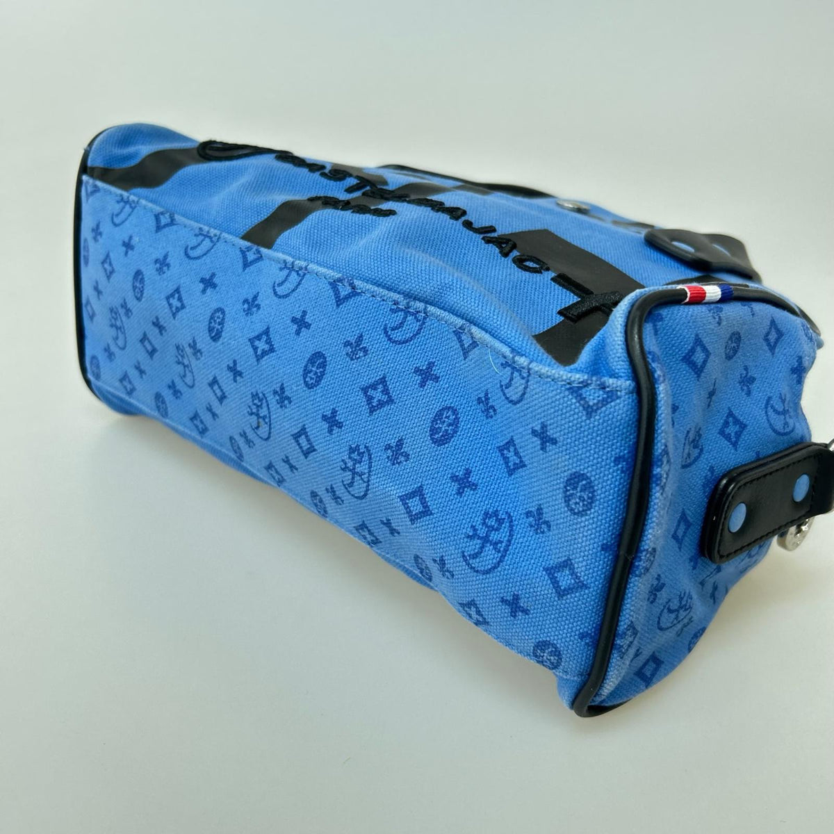 その他バッグ CASTELBAJAC キャンバスハンドバッグ 青