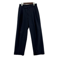 パンツ markaware DOUBLE PLEATED CLASSIC WIDE TROUSERS 2 ネイビー