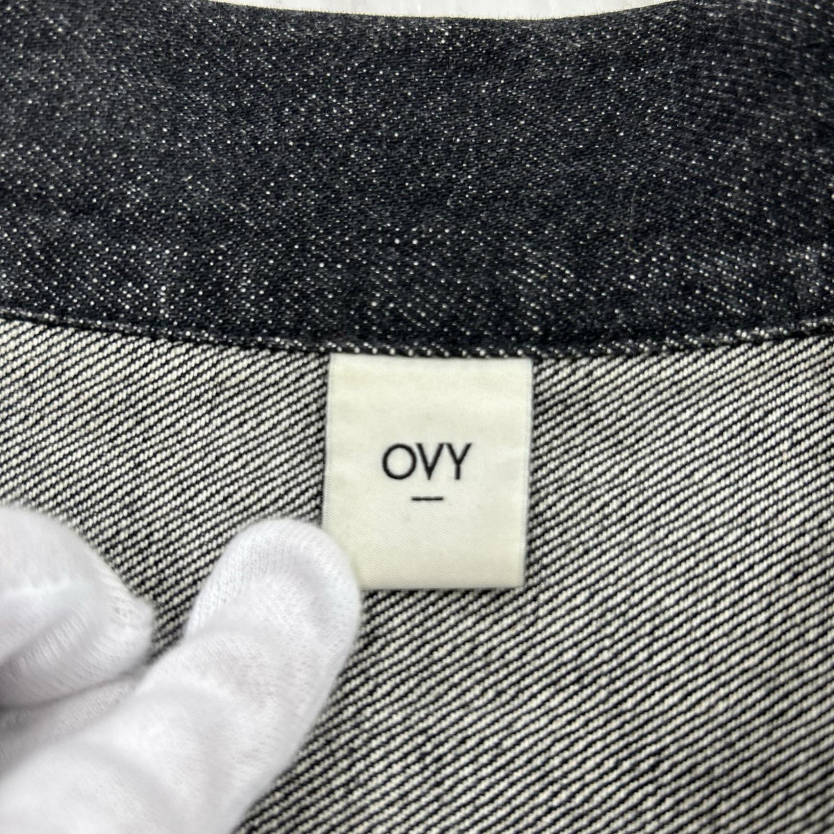 ジャケット OVY ﾌﾞﾗｯｸﾃﾞﾆﾑｼﾞｬｹｯﾄ ブラック