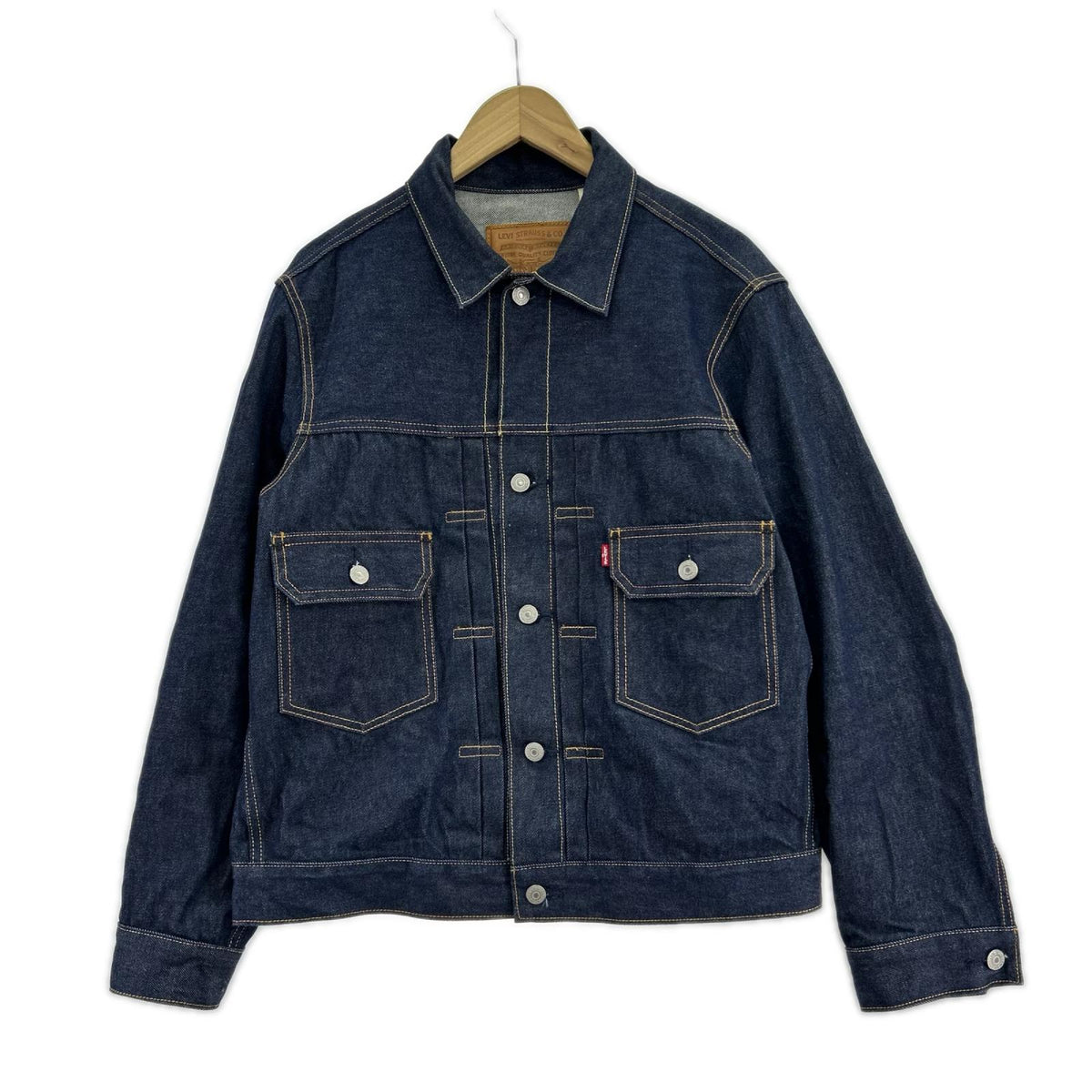 ジャケット Levi's PREMIUM JS別注 2nd ﾃﾞﾆﾑｼﾞｬｹｯﾄ M ネイビー