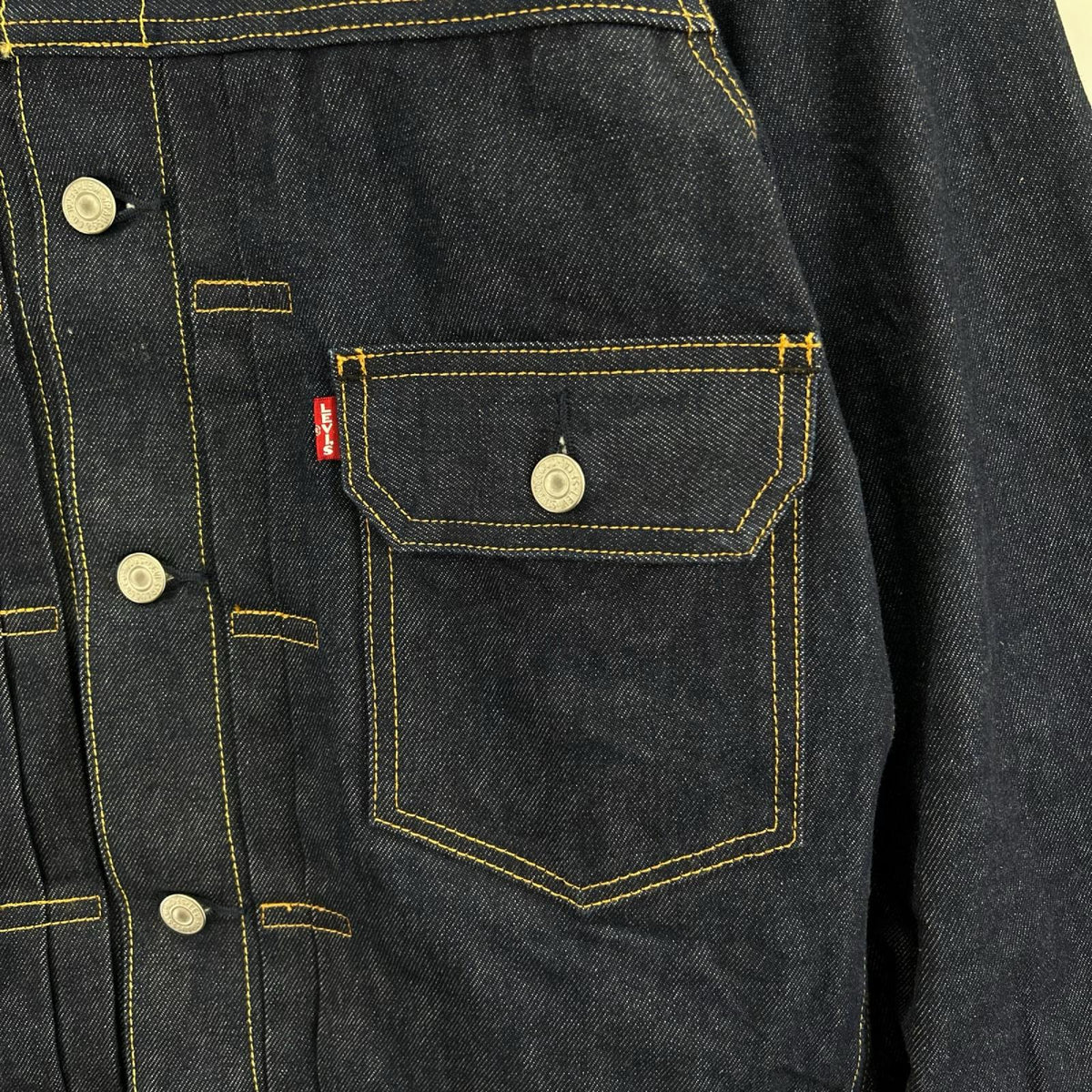 ジャケット Levi's PREMIUM JS別注 2nd ﾃﾞﾆﾑｼﾞｬｹｯﾄ M ネイビー