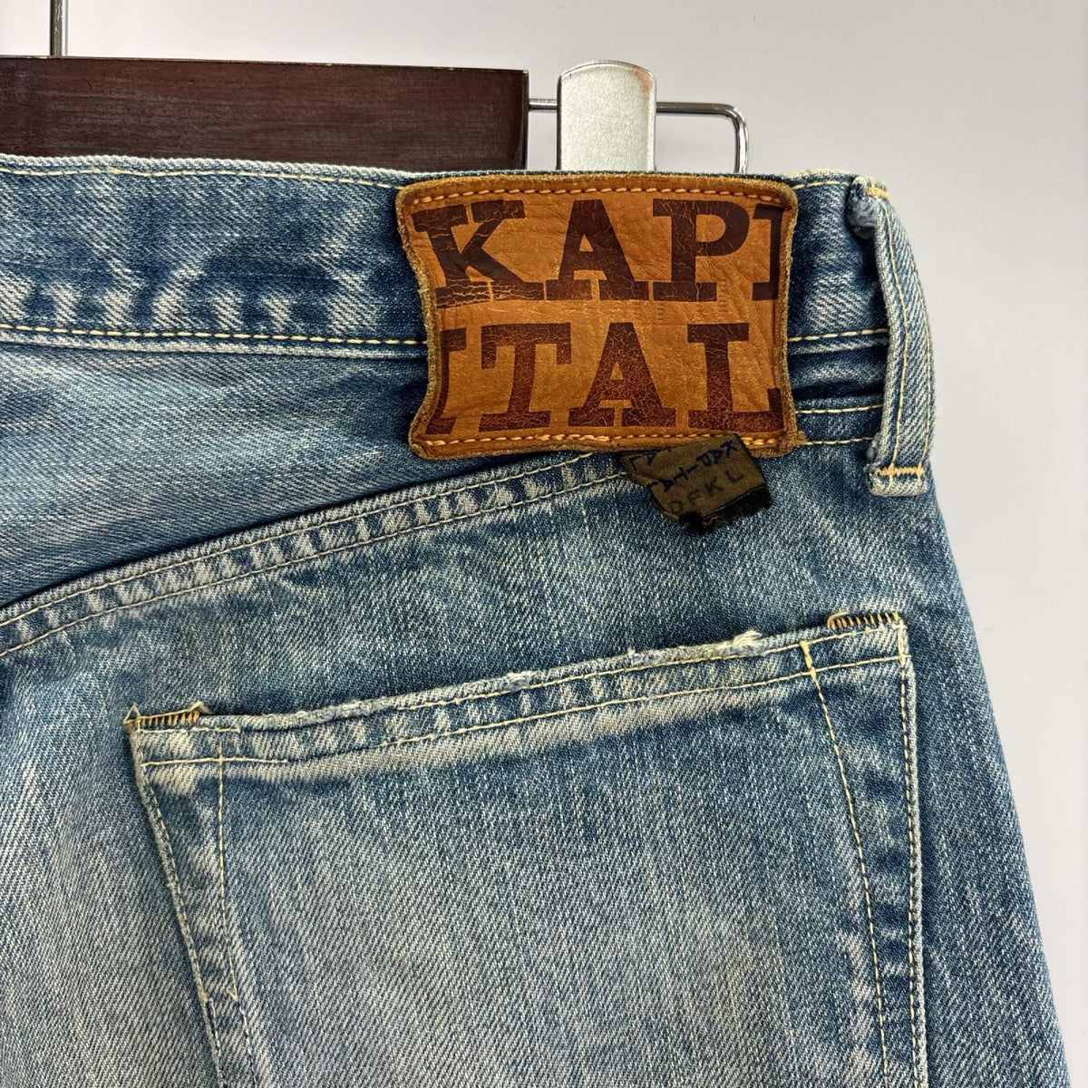 デニムパンツ KAPITAL 14ozﾃﾞﾆﾑ5PCISCOﾃﾞﾆﾑﾊﾟﾝﾂ 32 ﾌﾞﾙｰ 32 ブルー
