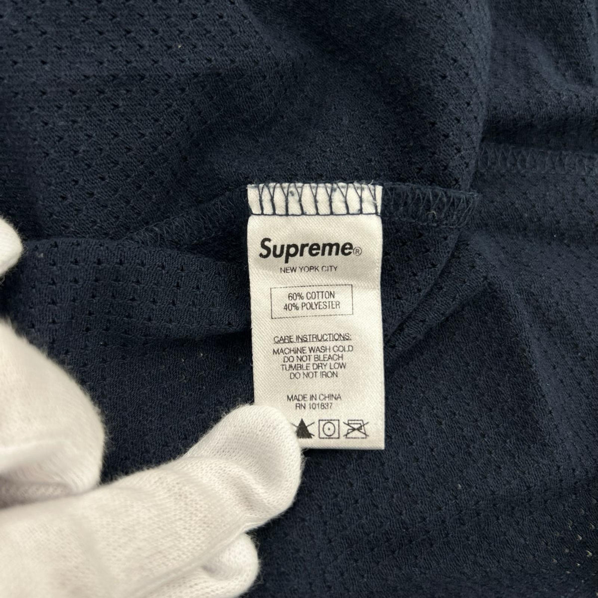 半袖Ｔシャツ MESH TEE NAVY S ネイビー