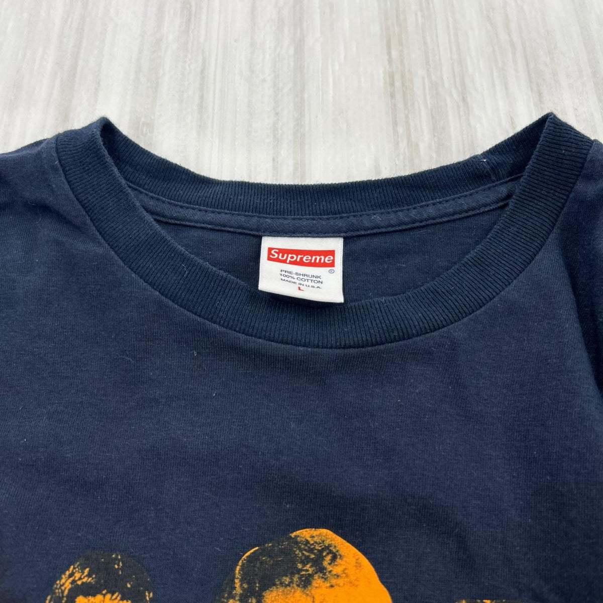 長袖Ｔシャツ FACE L/S TEE NAVY 2019SS SIZE:L L ネイビー
