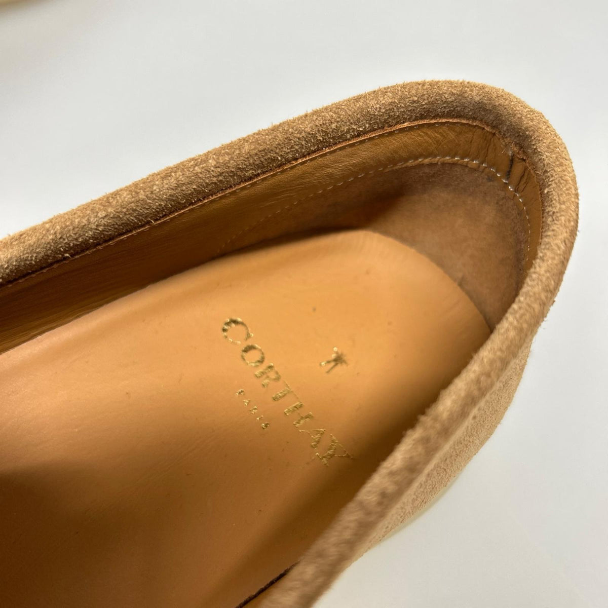 シューズ CORTHAY PORTOFINO ﾍﾞﾙﾃｯﾄﾞﾛｰﾌｧｰ (39 1/2) ブラウン