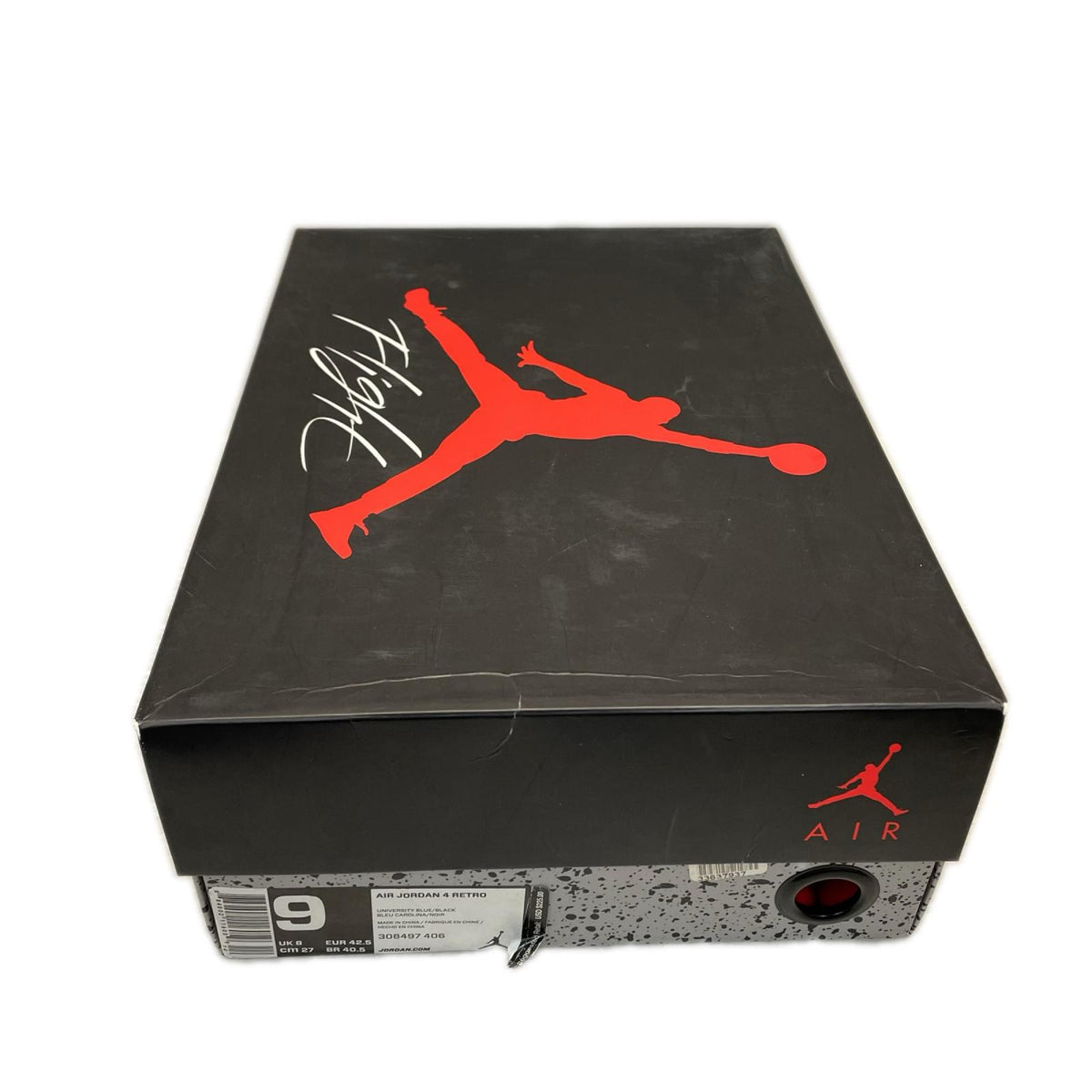 スニーカー NIKE Air Jordan 4 Retro Cactus Jack スニーカー 27cm (US9 UK8 1/2 EU44) ブルー