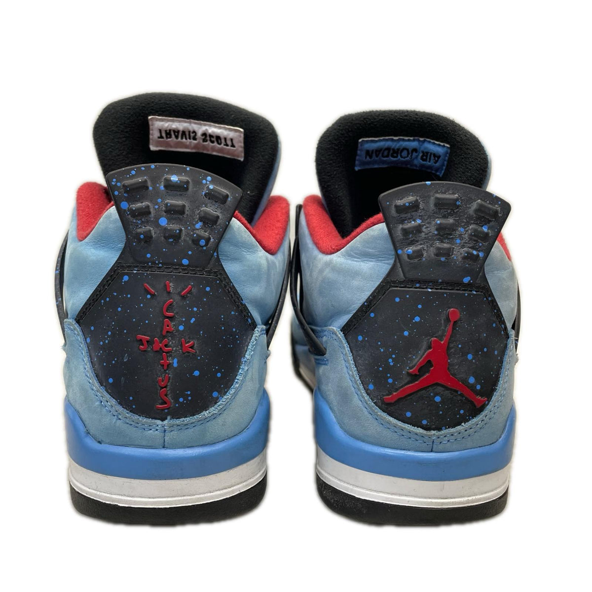 スニーカー NIKE Air Jordan 4 Retro Cactus Jack スニーカー 27cm (US9 UK8 1/2 EU44) ブルー