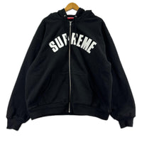 パーカー ｱｰﾁﾛｺﾞ ｻｰﾏﾙ ｼﾞｯﾌﾟﾊﾟｰｶｰ L 黒 24AW L ブラック