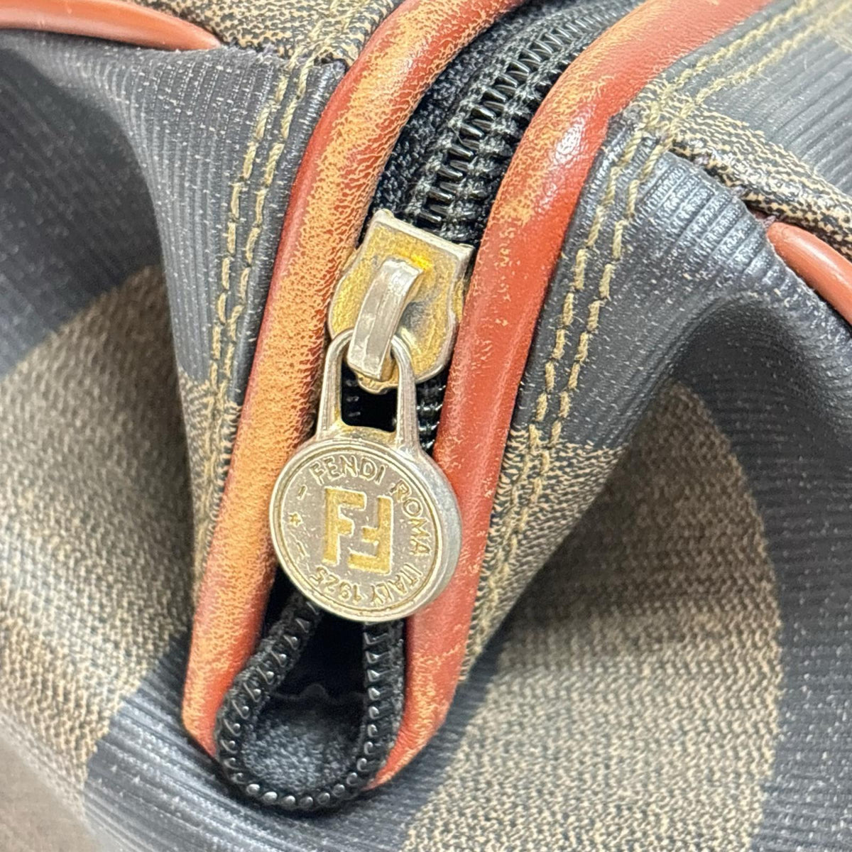 OLD FENDI/ペカン/ミニボストンバッグ/119 044980 029