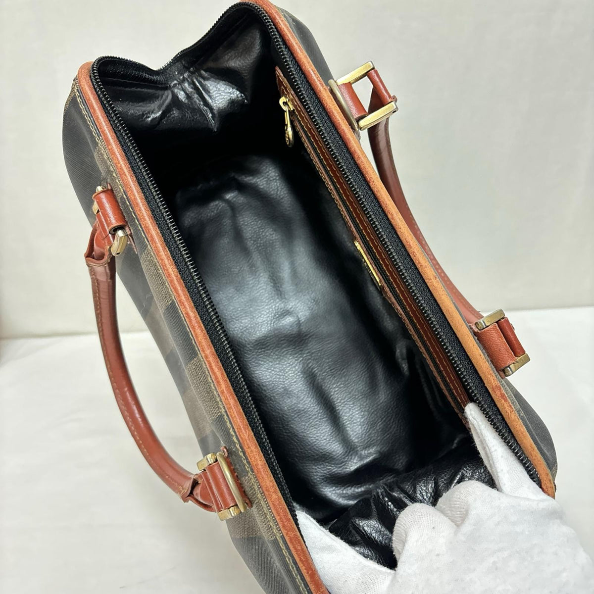 OLD FENDI/ペカン/ミニボストンバッグ/119 044980 029