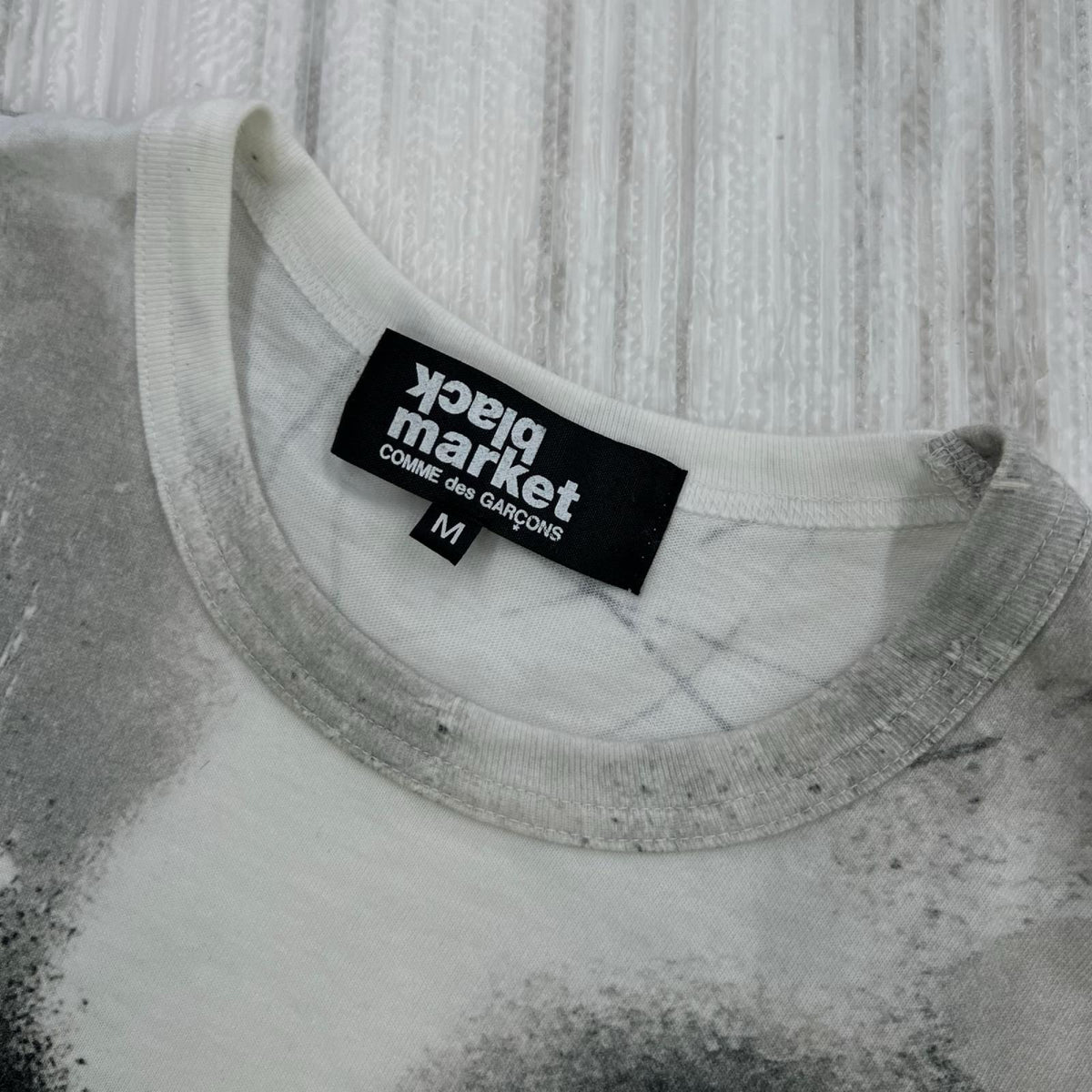 半袖Ｔシャツ black market モノトーンカラー M ホワイト