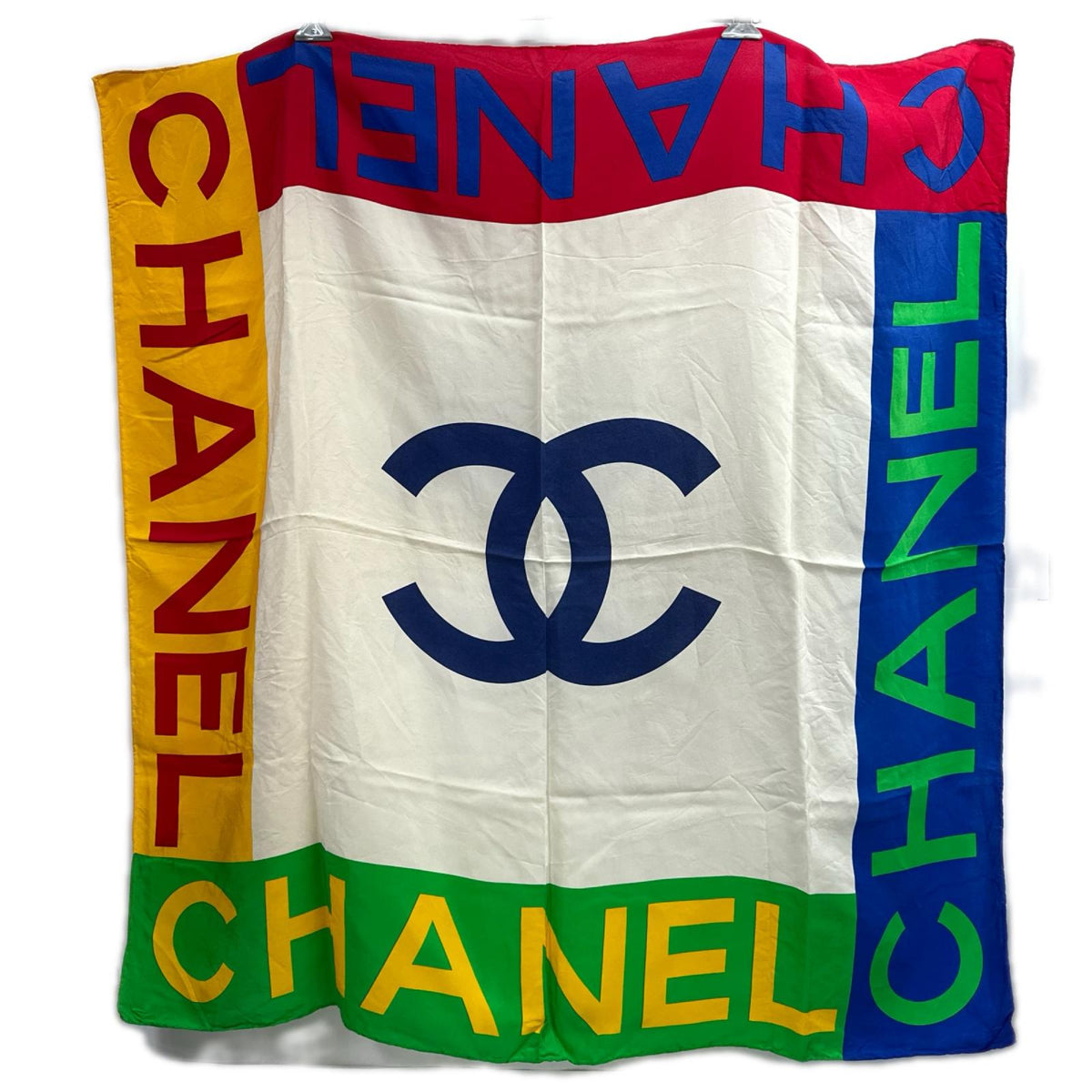 CHANEL ココマーク 大判スカーフ