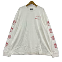 長袖Ｔシャツ Wasted Youth×Budweiser (XXL) ﾎﾜｲﾄ ホワイト