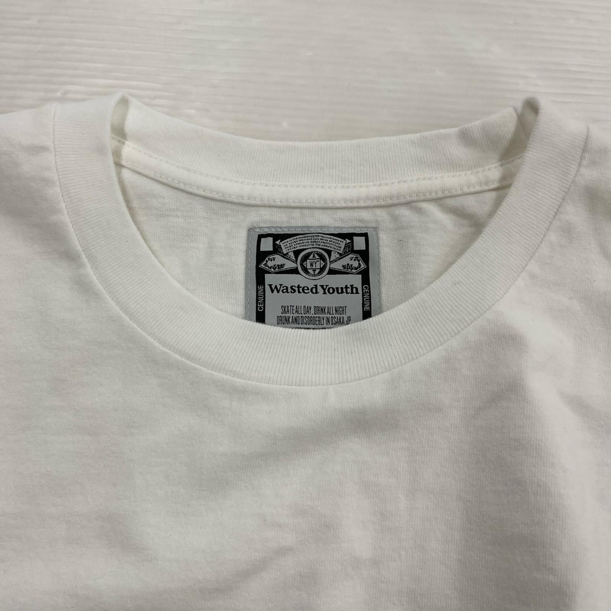 長袖Ｔシャツ Wasted Youth×Budweiser (XXL) ﾎﾜｲﾄ ホワイト