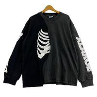長袖Ｔシャツ APAN LIMITED EDITION MASHED-UP L/S TEE L ブラック