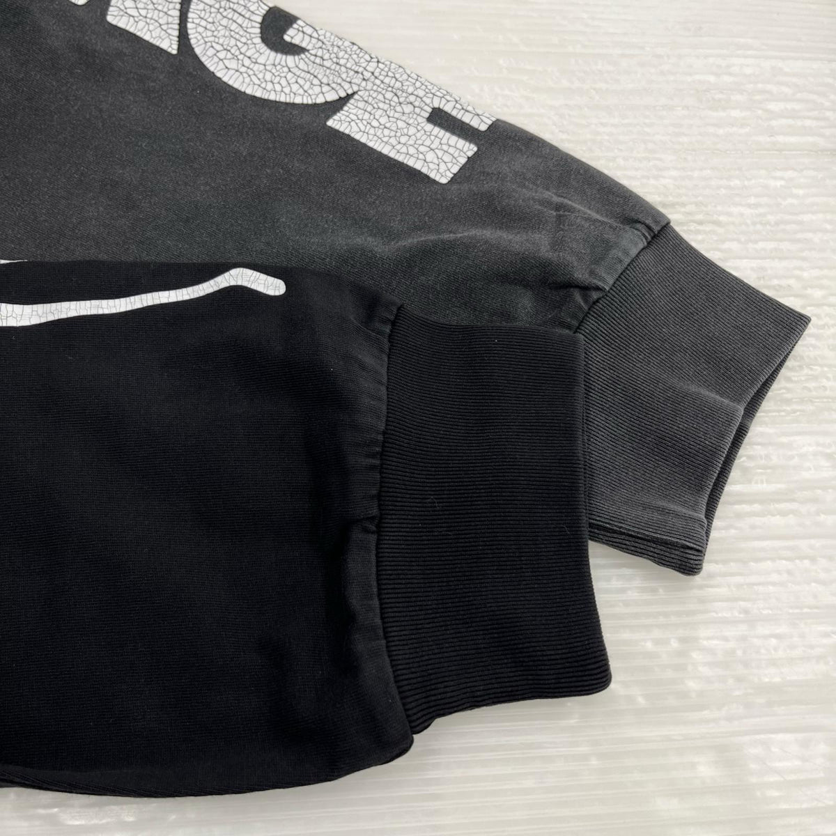 長袖Ｔシャツ APAN LIMITED EDITION MASHED-UP L/S TEE L ブラック