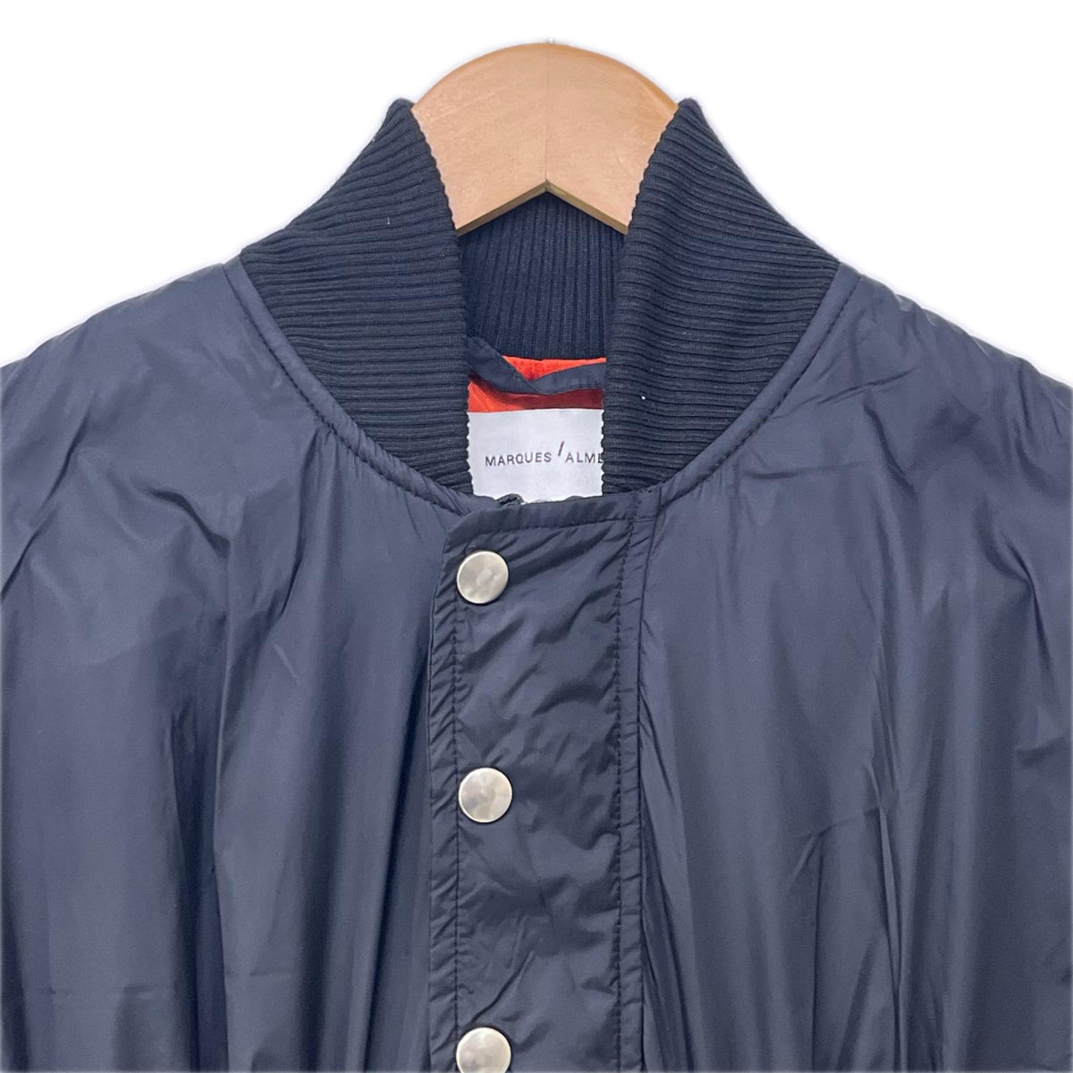 ワンピース MARQUES' ALMEIDA ﾄﾞｯｷﾝｸﾞﾜﾝﾋﾟｰｽ sizeM ﾌﾞﾗｯｸ M ブラック