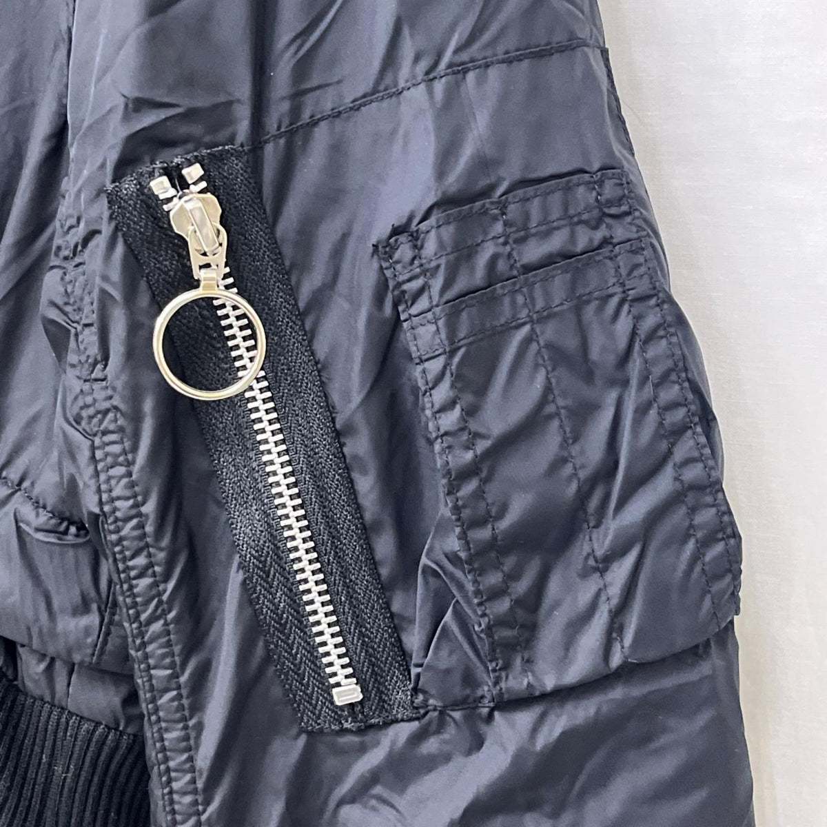 ワンピース MARQUES' ALMEIDA ﾄﾞｯｷﾝｸﾞﾜﾝﾋﾟｰｽ sizeM ﾌﾞﾗｯｸ M ブラック