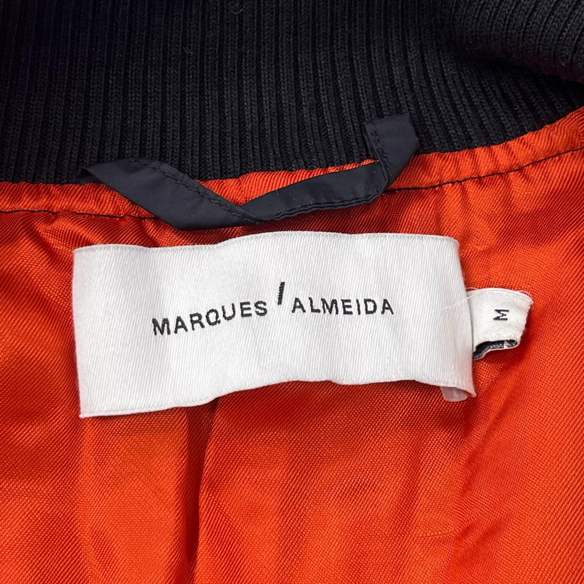 ワンピース MARQUES' ALMEIDA ﾄﾞｯｷﾝｸﾞﾜﾝﾋﾟｰｽ sizeM ﾌﾞﾗｯｸ M ブラック