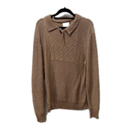 ニット 20SS Grandpa Knit Polo 茶 (F) フリー ベージュ
