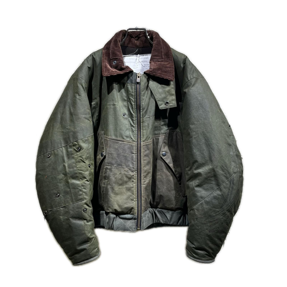 ジャケット UNDER THE SIGN PATCHWORK JACKET L