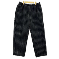 パンツ 22AW ×stussy Striped Wool Pants L ブラック