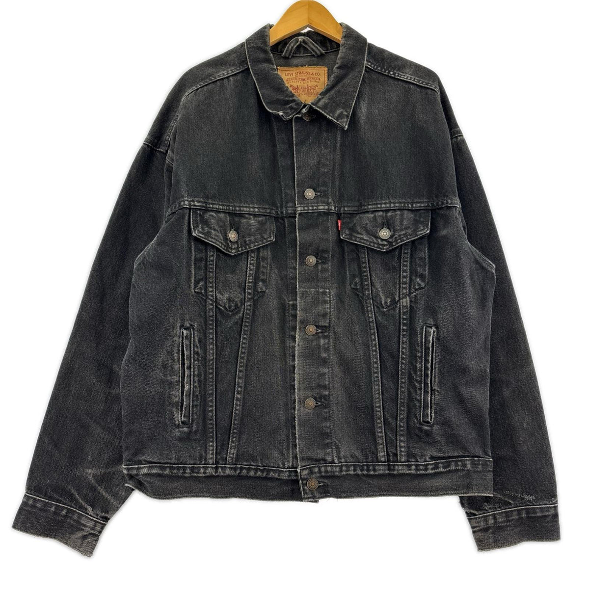 ジャケット Levi's 70507 ﾌﾞﾗｯｸﾃﾞﾆﾑｼﾞｬｹｯﾄ USA製 L ブラック