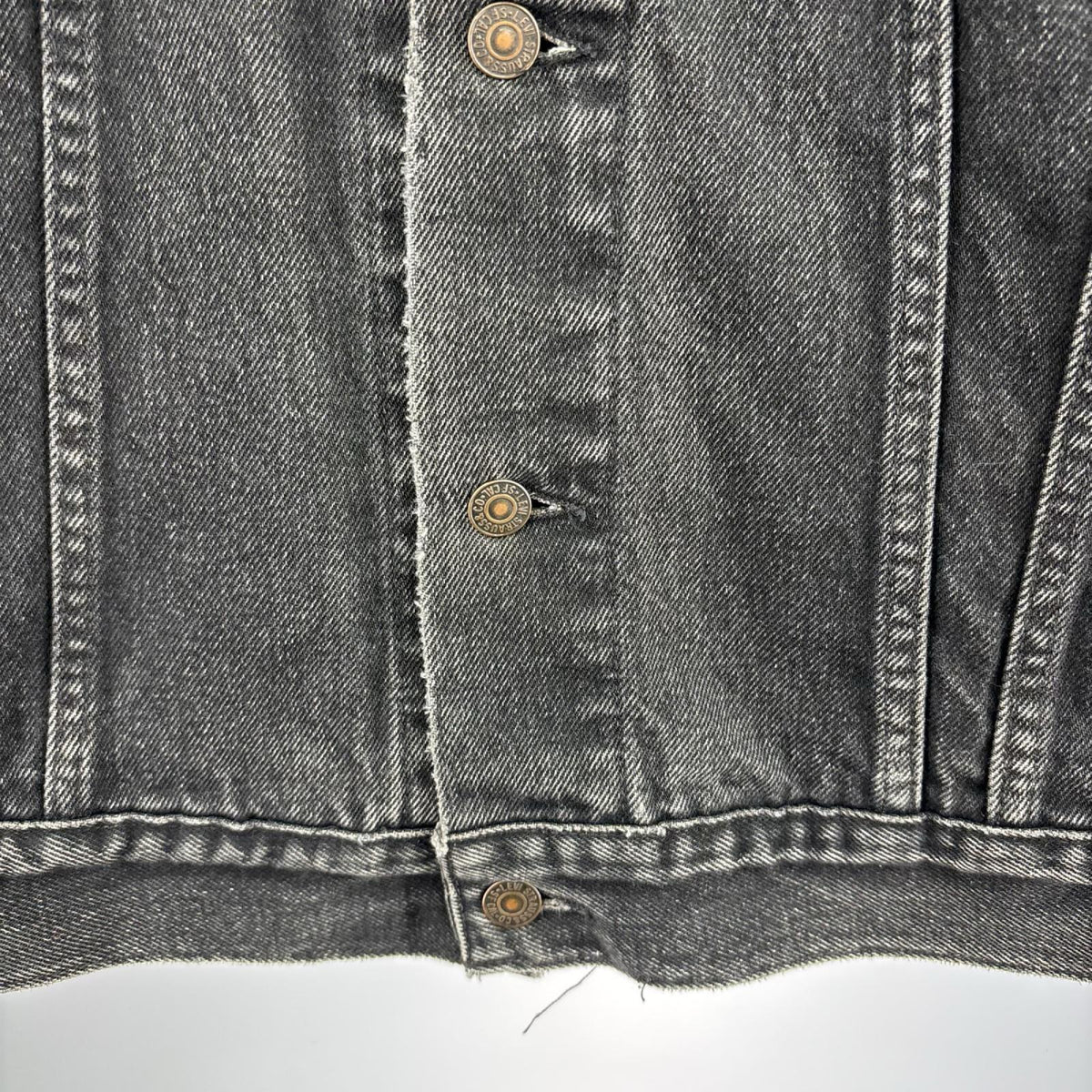 ジャケット Levi's 70507 ﾌﾞﾗｯｸﾃﾞﾆﾑｼﾞｬｹｯﾄ USA製 L ブラック
