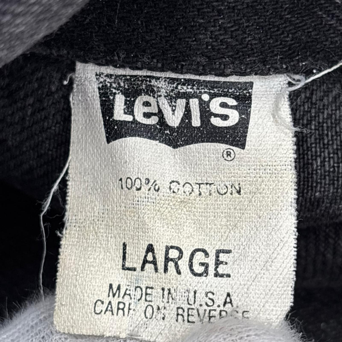 ジャケット Levi's 70507 ﾌﾞﾗｯｸﾃﾞﾆﾑｼﾞｬｹｯﾄ USA製 L ブラック
