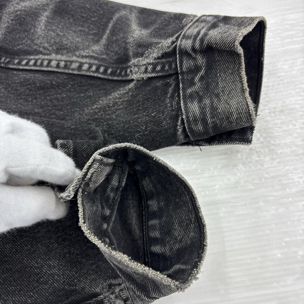 ジャケット Levi's 70507 ﾌﾞﾗｯｸﾃﾞﾆﾑｼﾞｬｹｯﾄ USA製 L ブラック
